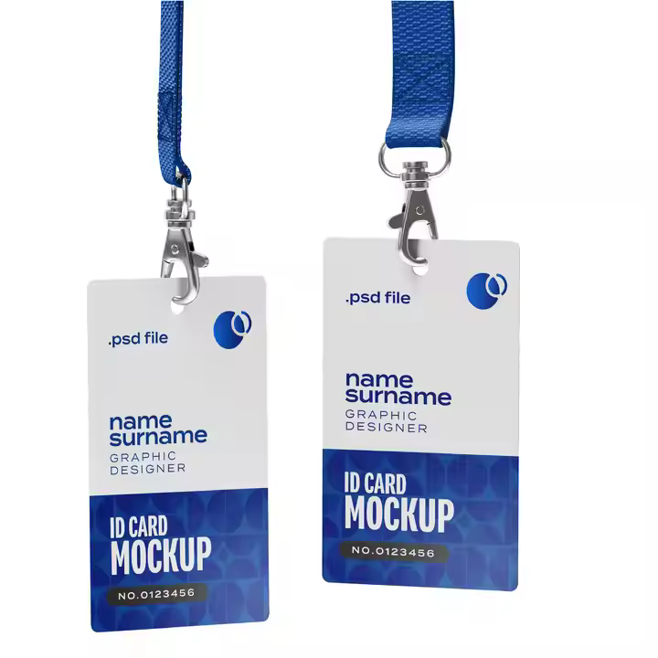 2.No chip Custom design Photo id PVC card Student visitor event Employee Access control business mag